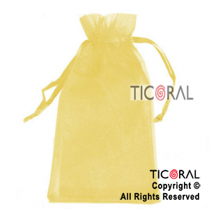 BOLSA AMARILLA ORGANZA 24X19.5C HS2629-3 x 1